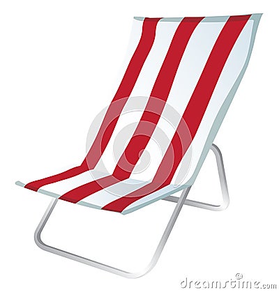 Lawn chair 2 Vector Illustration