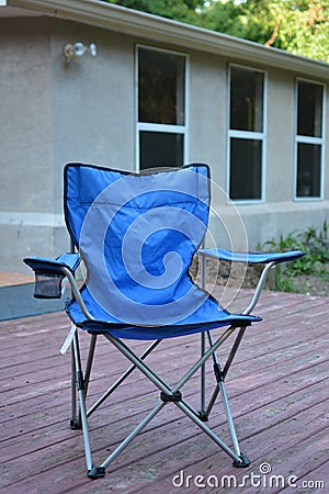 Lawn Chair Stock Photo