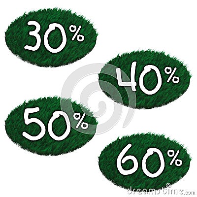 Lawn discounts Stock Photo