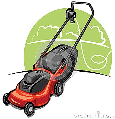 Lawn mower Vector Illustration