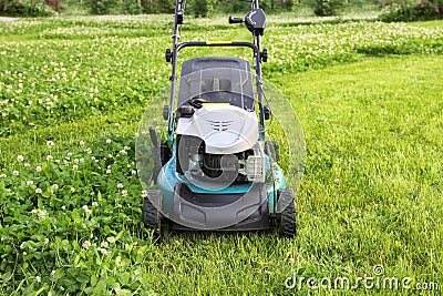 Lawn Mower Stock Photo