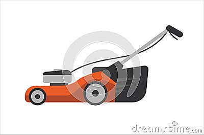 Lawn mower vector illustration. Vector Illustration