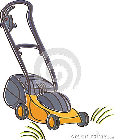 Lawn mower Vector Illustration