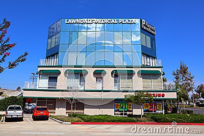 Lawndale, California: LAWNDALE MEDICAL PLAZA at 4407 W 147th St, Lawndale Editorial Stock Photo