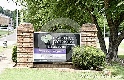 Lawrence Johnson Realtors, Memphis, TN Editorial Stock Photo