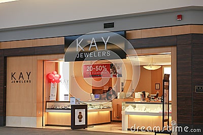 Kay Jewelers Retail Editorial Stock Photo