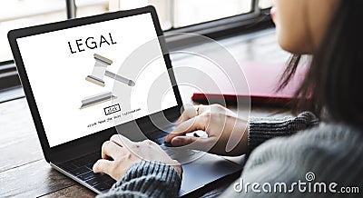 Lawyer Legal Advice Law Compliance Concept Stock Photo