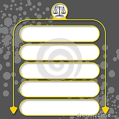 Lawyer symbol Vector Illustration