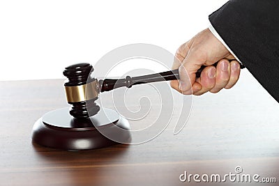 Lawyer is working Stock Photo