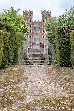 Layer Marney Tower from the gardens Editorial Stock Photo