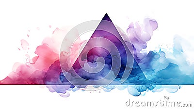 Layered Waves Background Abstract, Abstract colorful gradient background design Stock Photo