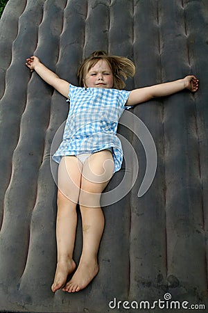 Laying Girl Stock Image - Image: 1019571