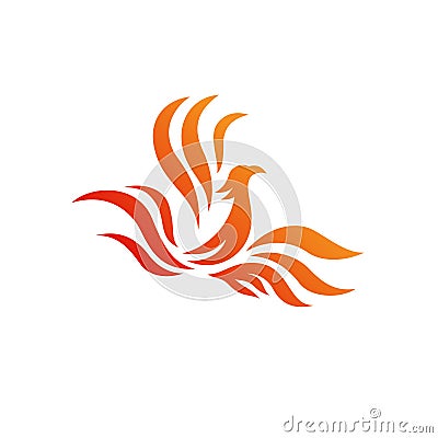 Simple Phoenix Vetor Logo For Sale Vector Illustration