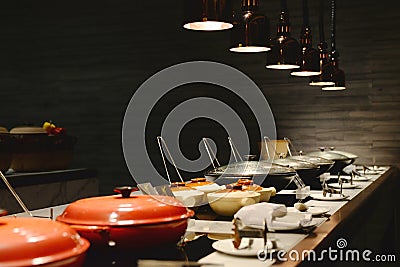 Layout of the kitchen Stock Photo