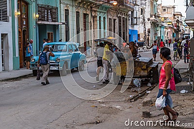 Lazing on the streets late one afternoon Editorial Stock Photo