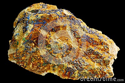 Lazurite mineral Stock Photo
