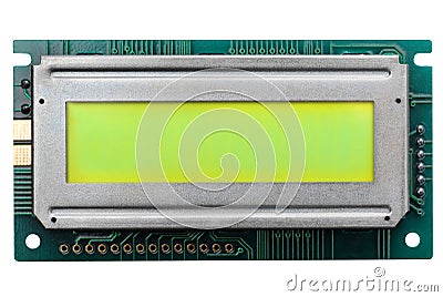 LCD display Stock Photo