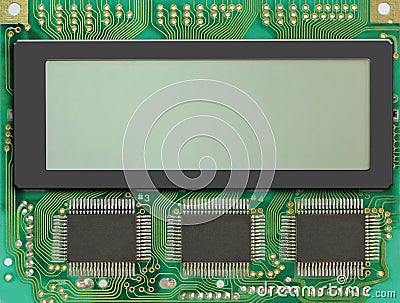 LCD display Stock Photo