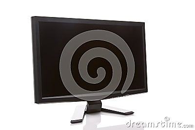 LCD HD Computer Monitor Stock Photo