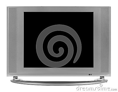 LCD high definition flat screen TV Stock Photo