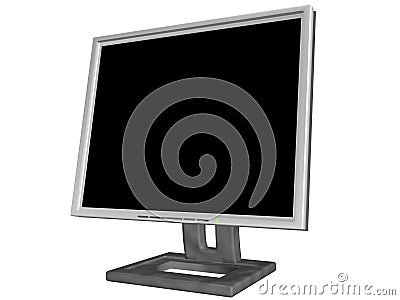 LCD MONITOR Stock Photo