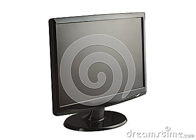 Lcd monitor Stock Photo