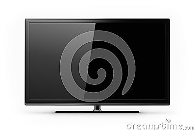 Lcd screen tv Stock Photo