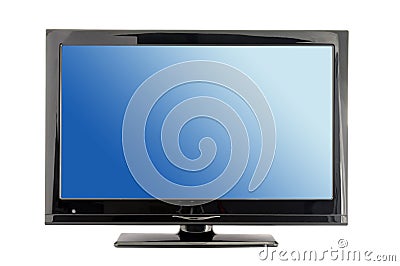 Lcd tv monitor Stock Photo