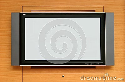 LCD TV screen Stock Photo