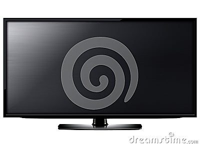 LCD tv screen Stock Photo