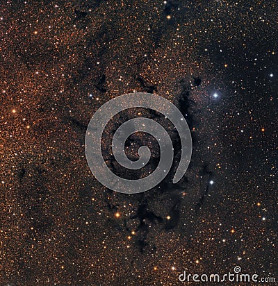 LDN 673 Dark Nebula Stock Photo