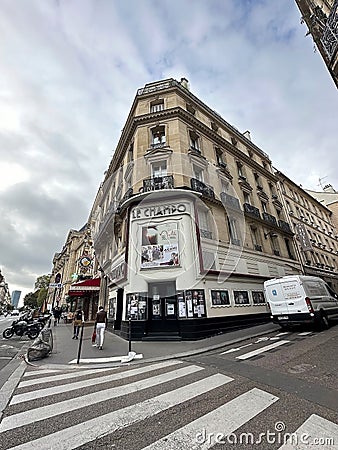 Le Champo in the Latin Quarter of Paris, France Editorial Stock Photo