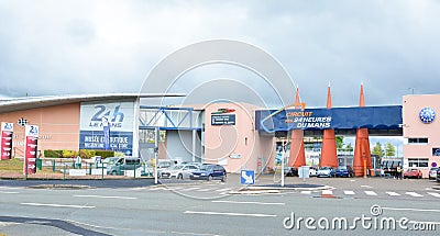 LE MANS, FRANCE - APRIL 30, 2017: Museum of cars 24 hours Le mans Circuit Sarthe, Pays de la Loire, France -Le Mans Editorial Stock Photo