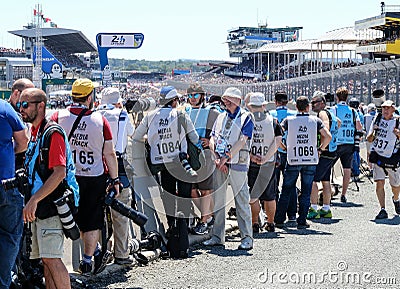 Le Mans / France - June 13-14 2017: 24 hours of Le Mans Editorial Stock Photo