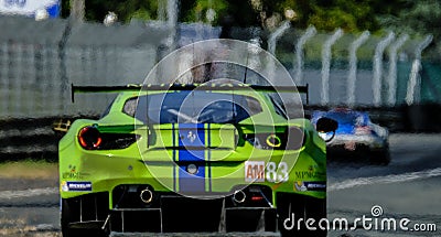 Le Mans / France - June 13-14 2017: 24 hours of Le Mans Editorial Stock Photo