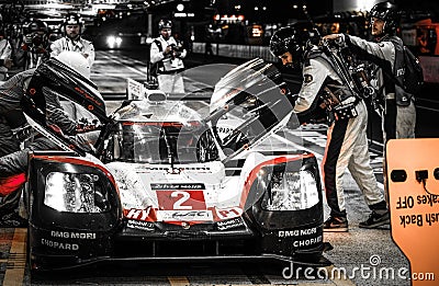 Le Mans / France - June 13-14 2017: 24 hours of Le Mans Editorial Stock Photo