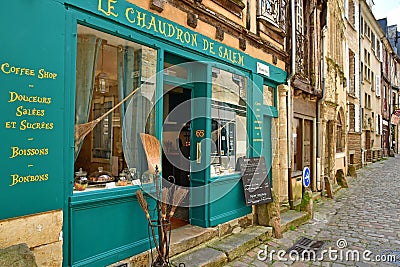 Le Mans France - may 2 2023 : picturesque old city Editorial Stock Photo