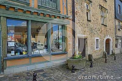 Le Mans France - may 2 2023 : picturesque old city Editorial Stock Photo