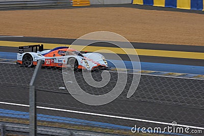 Le Mans racing track racing cars circuit, high speed fast sports car race held in France Europe Editorial Stock Photo