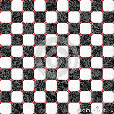 Reticolo di marmo in bianco e nero del pavimento immagini stock ... Nero disegno pavimento