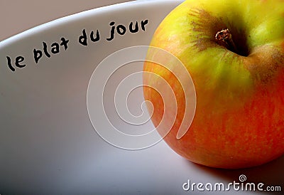 Le Plat du Jour Stock Photo