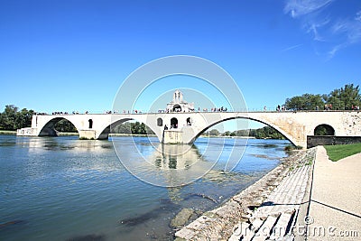 Le pont d'Avignon Stock Photo