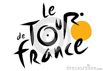 Le Tour De France Logo Editorial Stock Photo