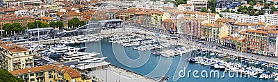 Le vieux port, Nice, France Editorial Stock Photo