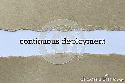Continuous deployment Stock Photo