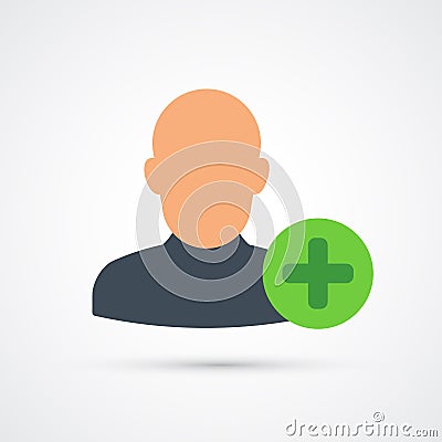 Lead conversion trendy symbol. Vector trendy colored illustration Stock Photo