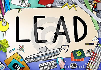 Lead Leadership Chief Team Partnership Concept Stock Photo