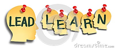 Lead And Learn Education Stock Photo