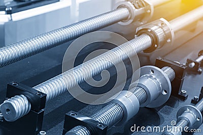 The lead shaft spare part Stock Photo