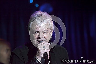 Lead singer Russell Hitchcock of Air Supply performs at B.B. Kin Editorial Stock Photo